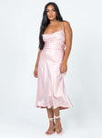 product Princess Polly High Neck  Celena Midi Dress Pink