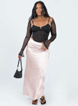 Promenade Maxi Skirt Pink Princess Polly  Maxi 