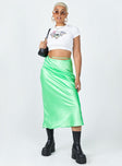 product Nola Midi Skirt Green Princess Polly  Midi Skirts 