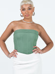 Swans Corset Mint Green