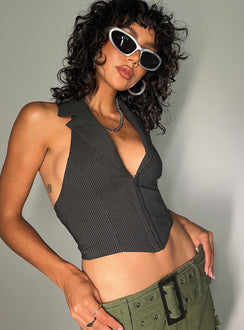 product Princess Polly Sleeveless Plunger  Everest Vest Top Black