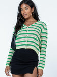 Skye Cardigan Green Princess Polly  Cropped 