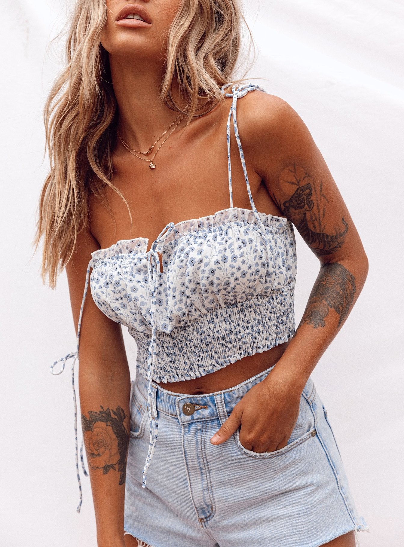 product Princess Polly Full Sleeves Square Neck  Benita Top