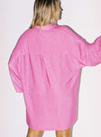 Princess Polly   Evolving Shirt Dress Pink