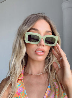 Sunset Daze Sunglasses Green