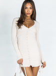 product Princess Polly High Neck  Ludacris Mini Dress Beige