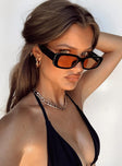 Creeper Sunglasses Black / Orange