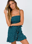 Princess Polly  Caesura Mini Dress Teal