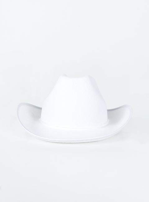 Headline Cowboy Hat White