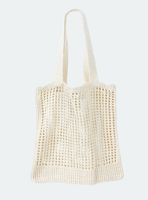 Tote bag Crochet material Fixed shoulder straps