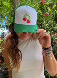 Good Vibes Trucker Hat Green