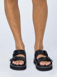 Ma Belle Sandals Contrast Stitch