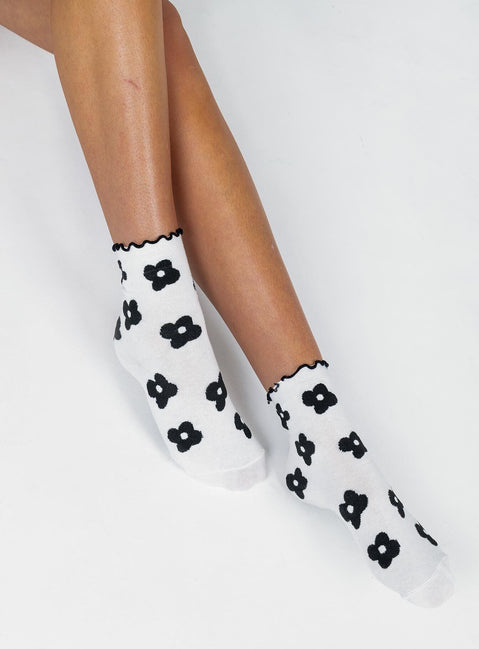 Montrose Socks Black / White