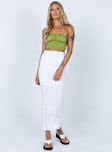 product Oscar Maxi Skirt White Princess Polly  Mini Skirts 