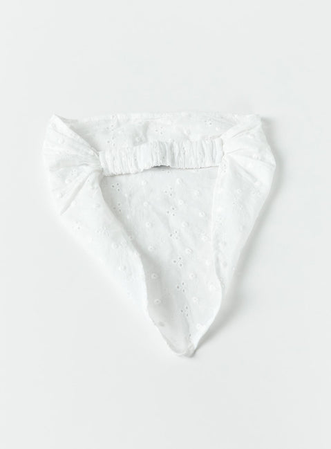 Headband Scarf design Elasticated band  Anglais material