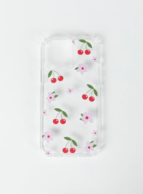 iPhone case Clear plastic style Graphic print Lightweight