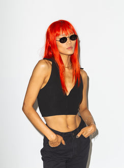 product Princess Polly Sleeveless High Neck  Dain Top Black