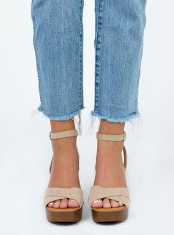 Therapy Camellia Heels Cashew