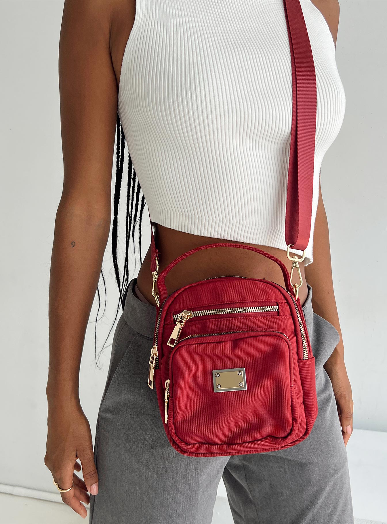 Dixon Crossbody Bag Red