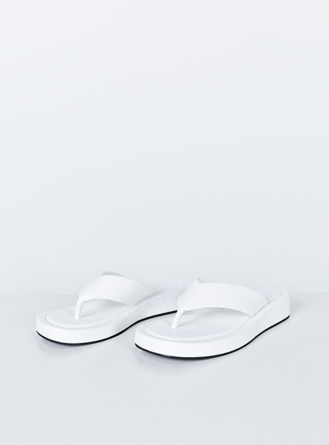 Tampa Sandals White
