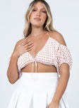 Pippa Top White / Red