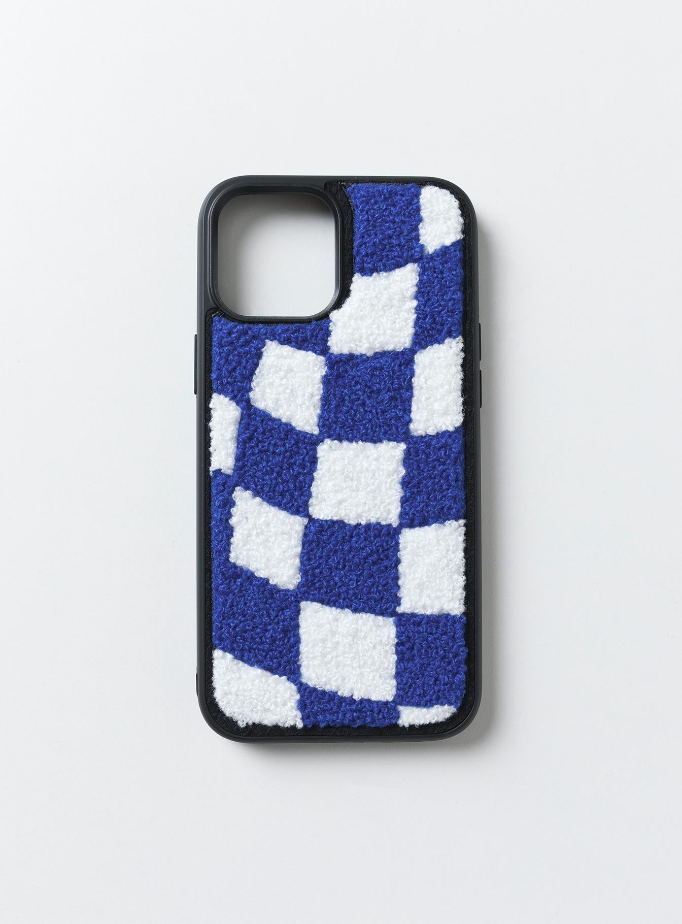 iPhone case Princess Polly Exclusive 50% plastic 50% polyester Faux fur material Check print  Rubber edges 