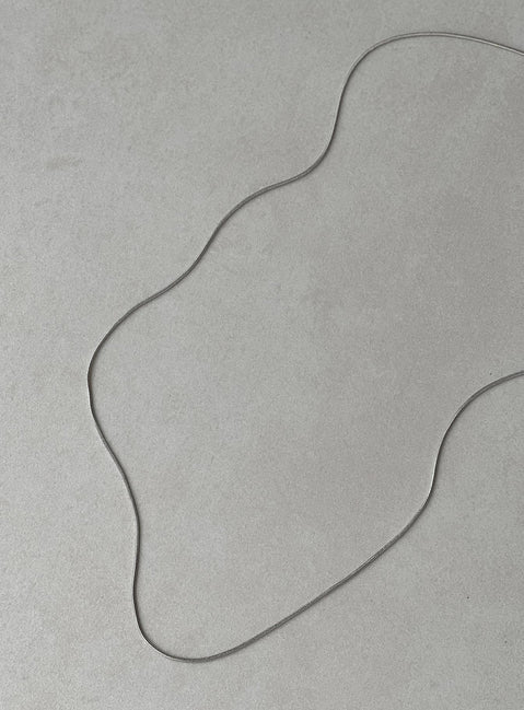 Cady Chain Belt Silver