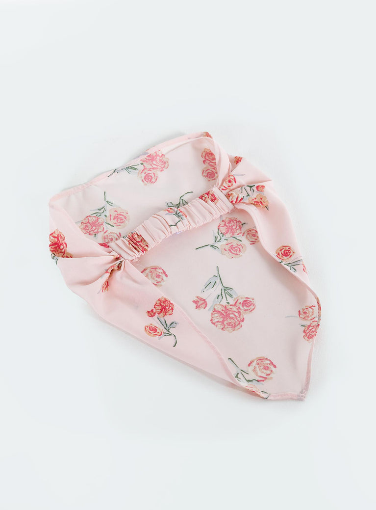 Waterbell Head Scarf Pink