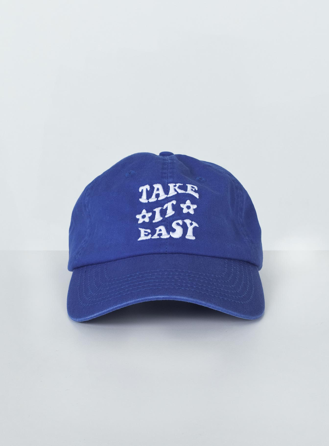 Dad cap  100% cotton  Embroidered graphic Adjustable back strap  OSFM