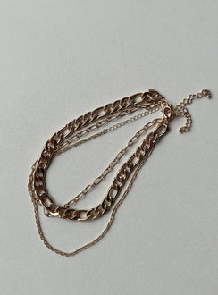 Trisha Necklace Set Gold