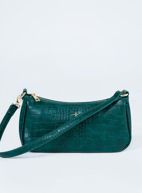 Peta & Jain Piper Bag Green Croc
