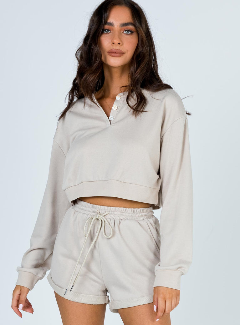 Ribbed Top And High Waisted Shorts Lounge Set, 52% OFF