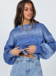 Adina Sweater Blue Princess Polly  Cropped 