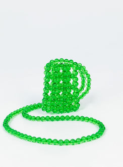 Petrie Beaded Crossbody Bag Green