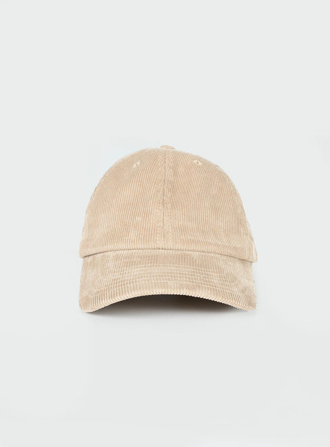 Cap Corduroy material Adjustable back strap 