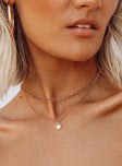 Dainty Sun Necklace Set