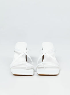 Layla Heels White