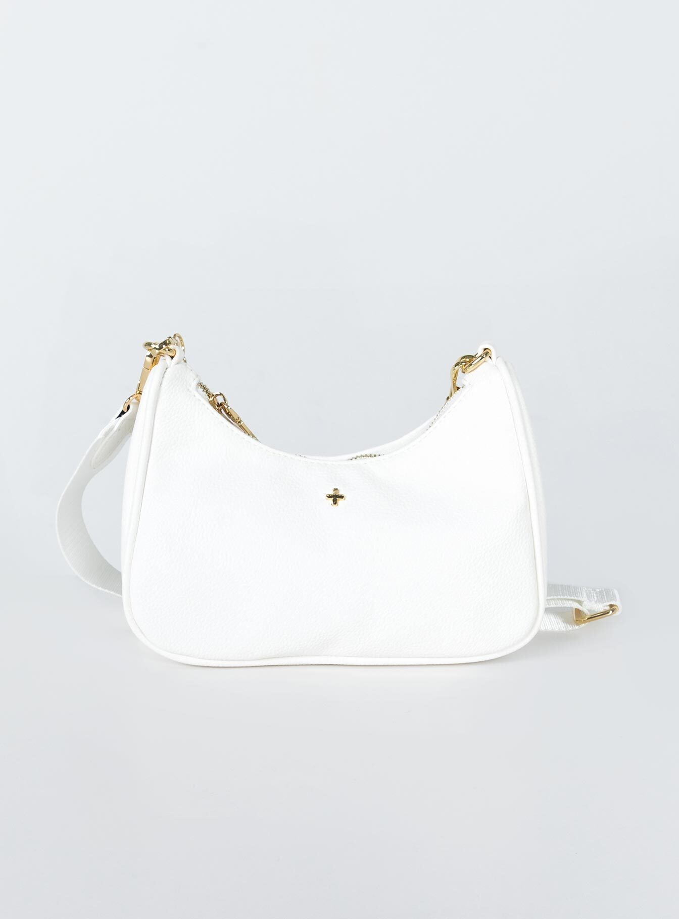 Peta & Jain Paloma Crossbody Bag White Pebble / Gold