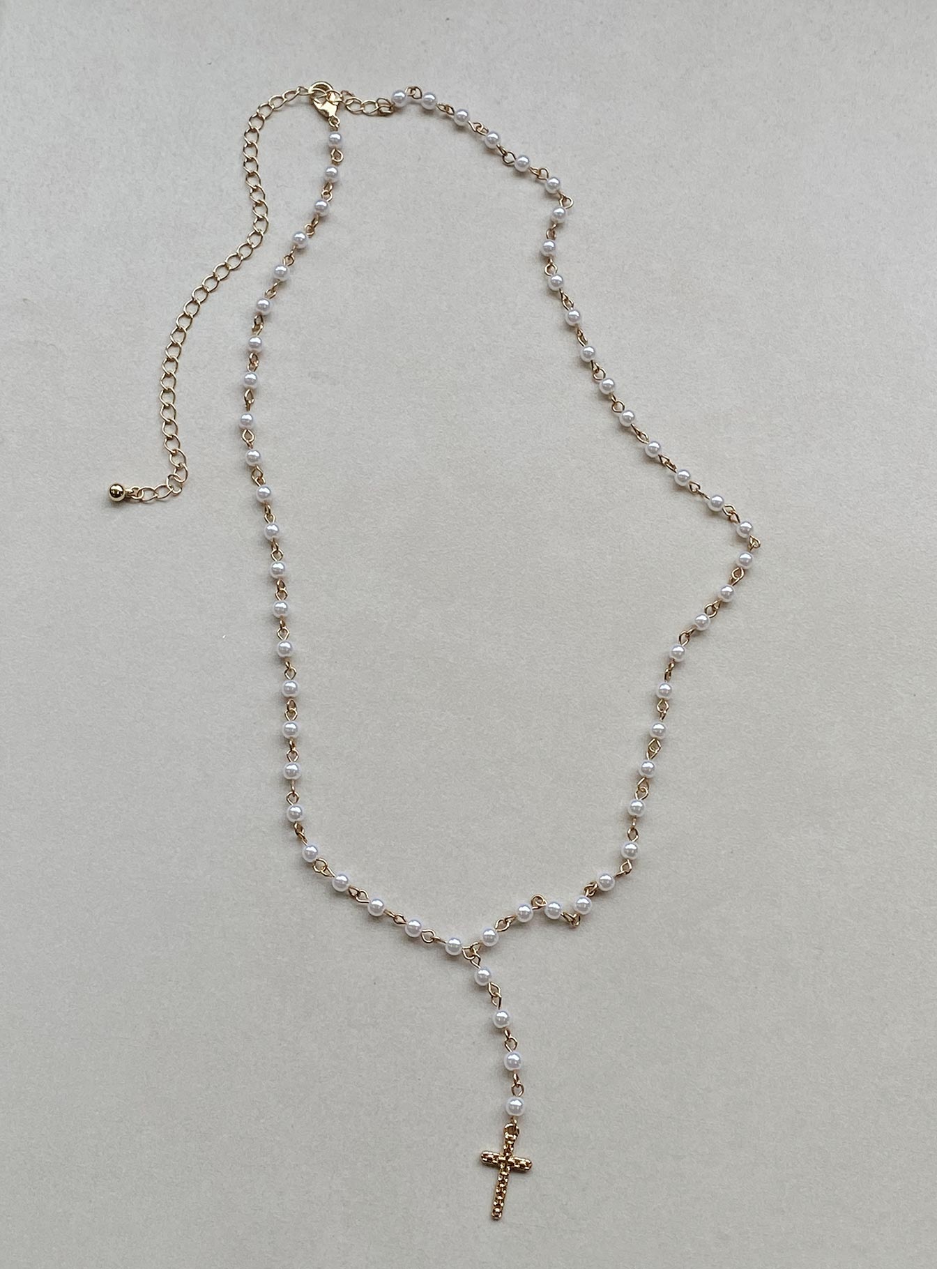 Chain belt Gold-toned Pearl detail Lobster clasp fastening 