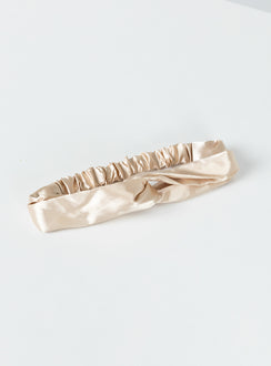 Head scarf Silky material Elasticated band at back Knot design Good stretch 