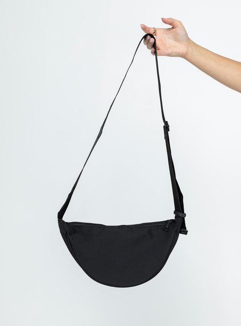 Fairbank Nylon Crossbody Bag Black