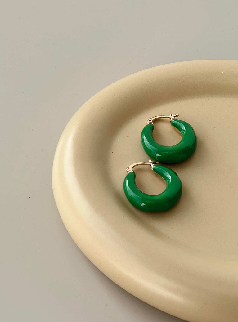 Mallow Earrings Green