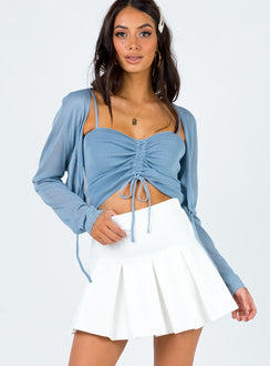 product Rescue Me Pleat Mini Skirt White Princess Polly  Mini Skirts 