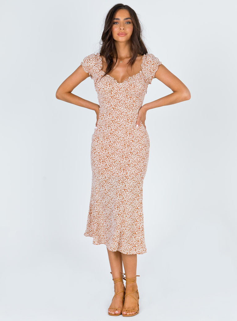 Princess Polly  Just Like Heaven Midi Dress