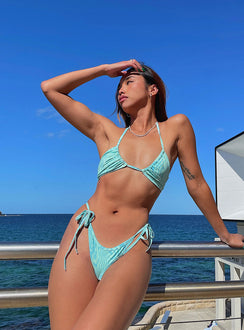 Lucia Bikini Bottoms Blue / Green