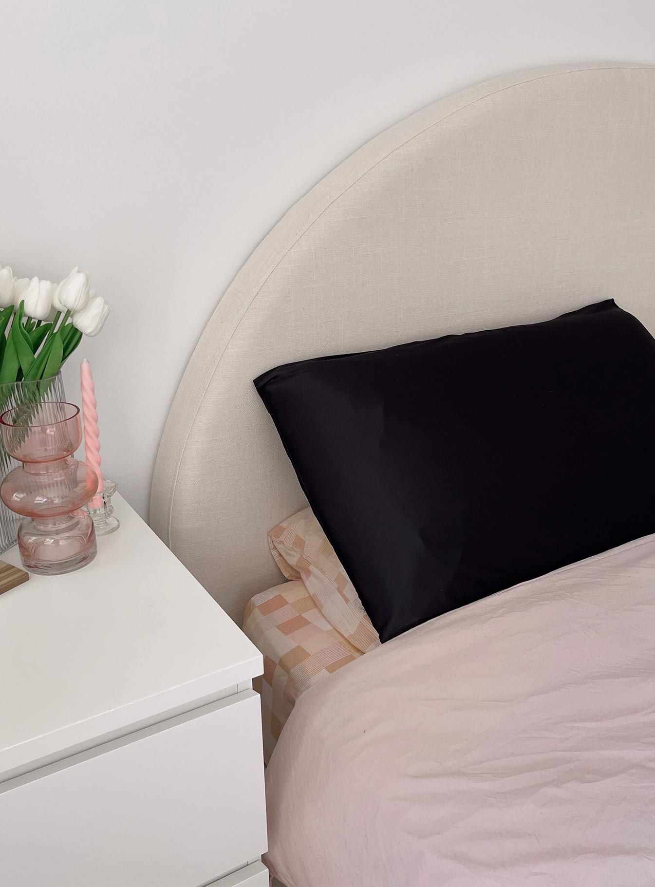 Pillowcase set Silky material Two pillowcases 