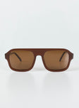 Sunglasses Plastic frame Moulded nose bridge Blue tinted lenses