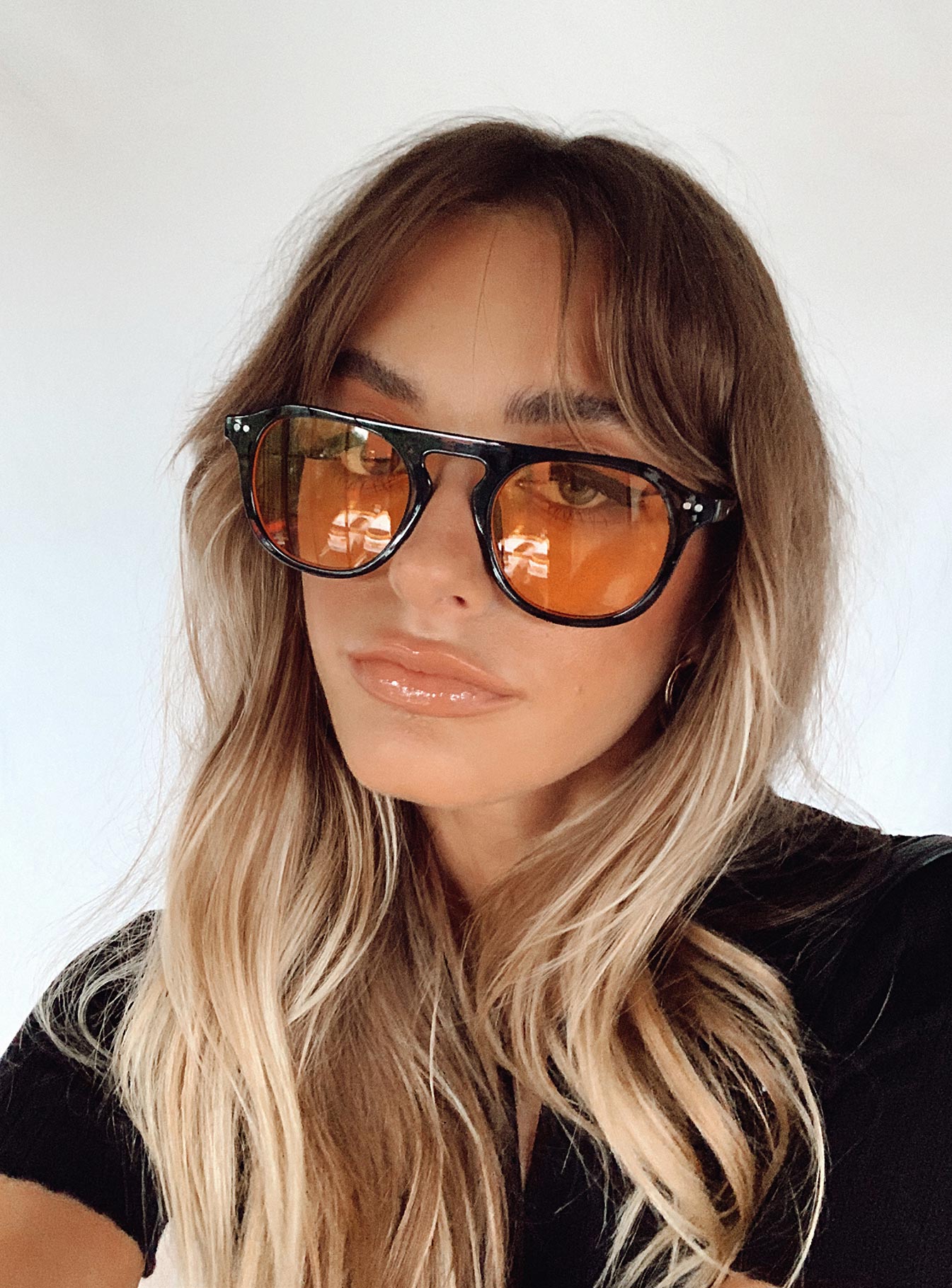 Matilda Sunglasses Black Orange