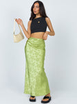 product Hailey Midi Skirt Green Princess Polly  Midi Skirts 