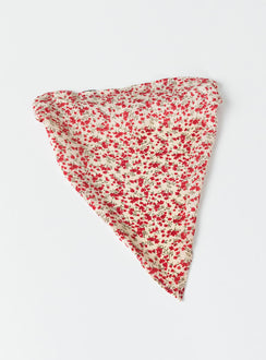 Head scarf Floral print Scarf design Elasticated band at back Good stretch 